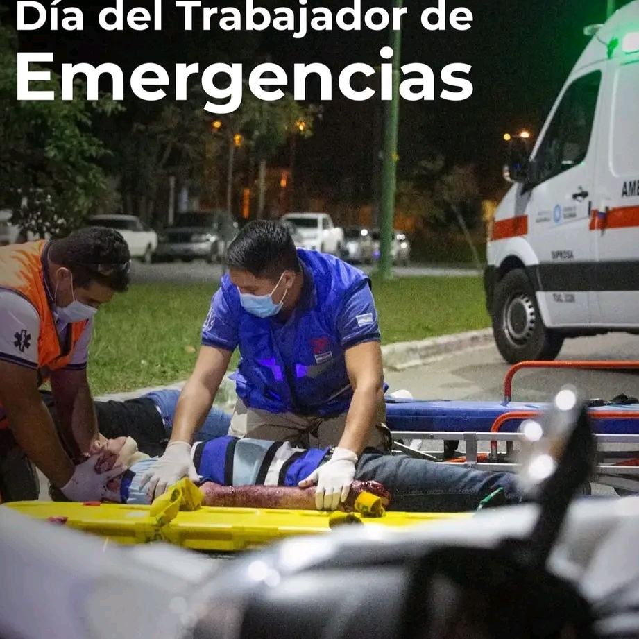 HOY ES DÍA DEL TRABAJADOR DE EMERGENCIAS